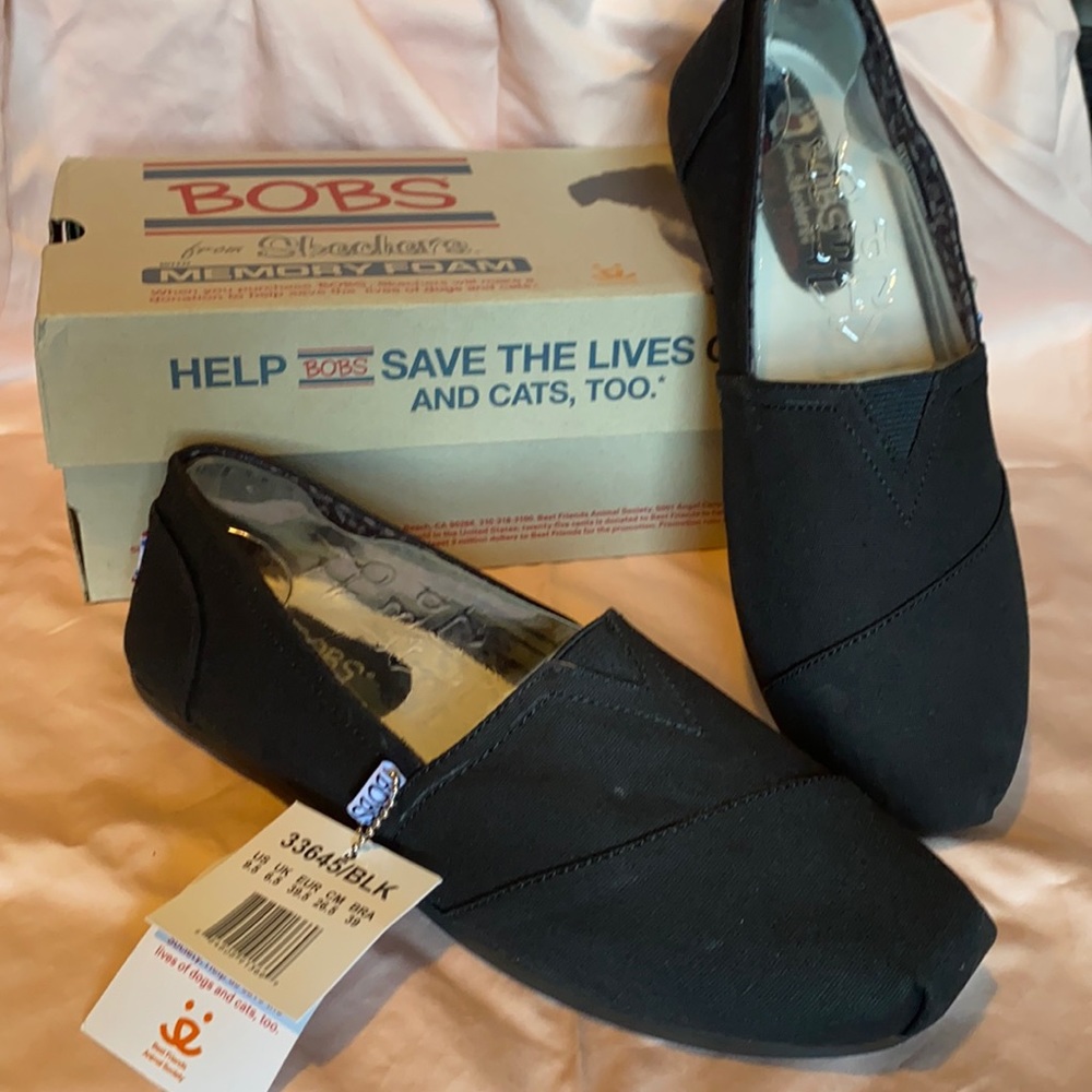 BOBS Black slides, 9.5